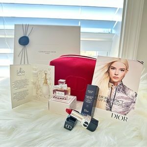 Dior Makeup Pouch Bag & Samples